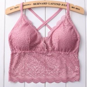 3 for $30 Light pink Bralette Summer crop top